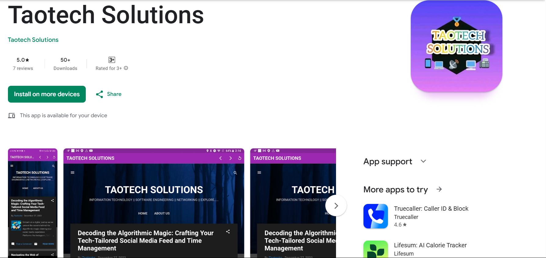 TaotechSolutions Blog